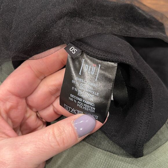 Plu Pluslavie Women's Embellished Cross Tulle Overlay Beanie Hat Black OS - Picture 3 of 10